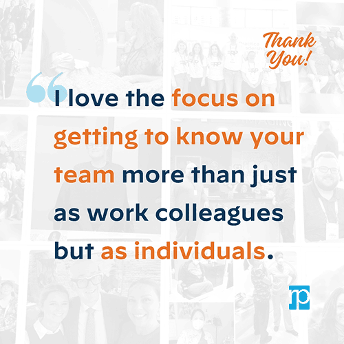 teammate appreciation quote I love the focus on getting to know your team more than just colleagues but as individuals.